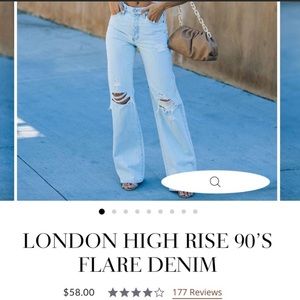 VICI DOLLS Flare Jeans size 11